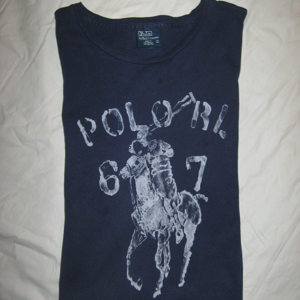 Ralph Lauren Polo big pony t-shirt navy blue L XL